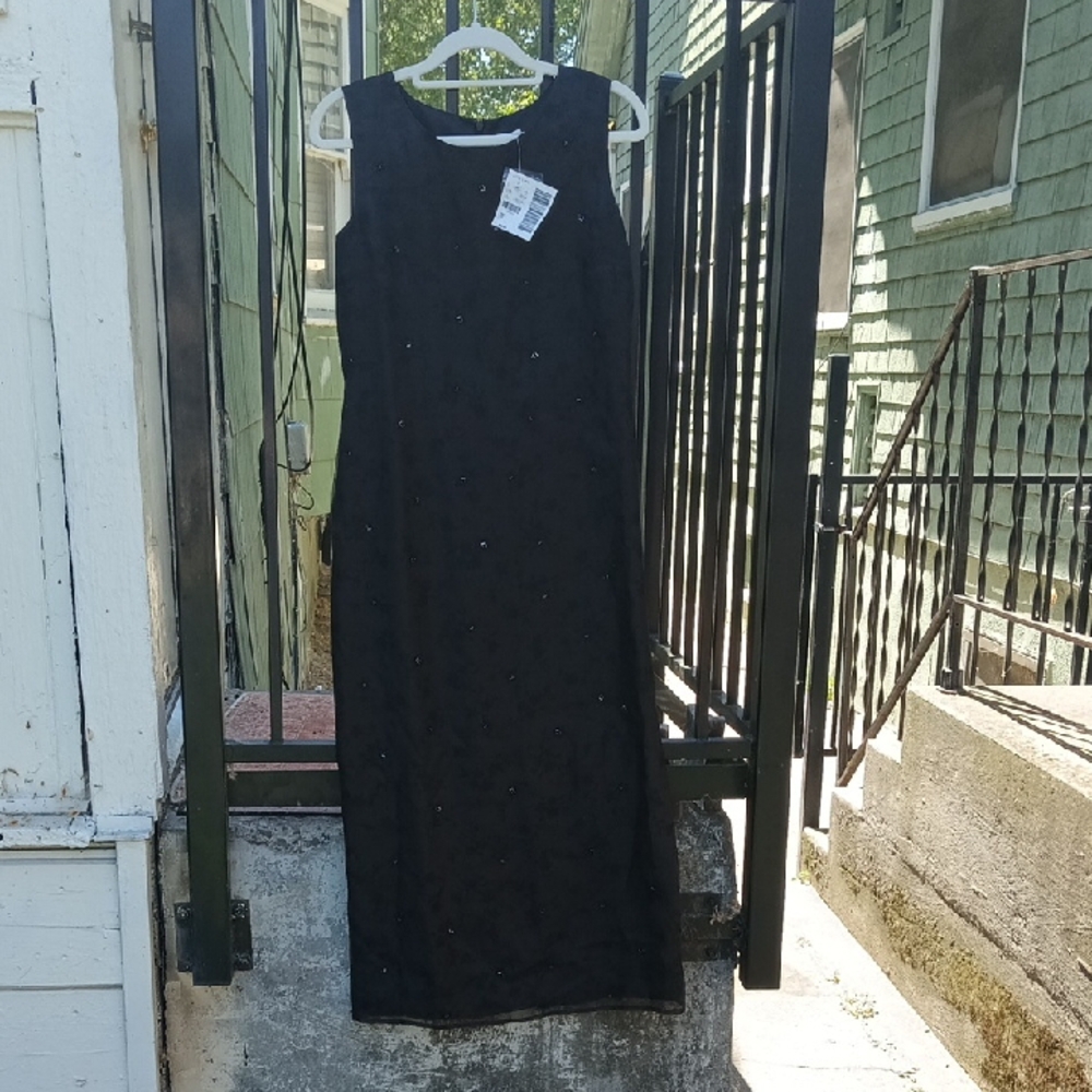 C.C Black Maxi Dress with Timeless Elegance